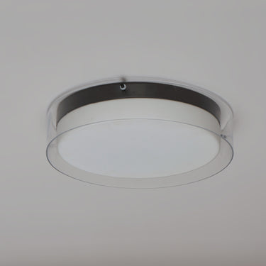 Maxim Lighting Duo 16" Round LED Flush Mount Black