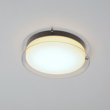Maxim Lighting Duo 20" Round LED Flush Mount Black