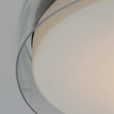 Maxim Lighting Duo 20" Round LED Flush Mount Black