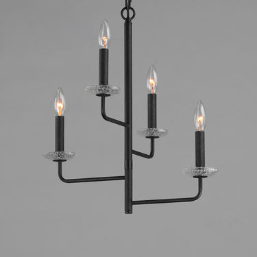 Maxim Lighting Madeira 4-Light Chandelier Anthracite