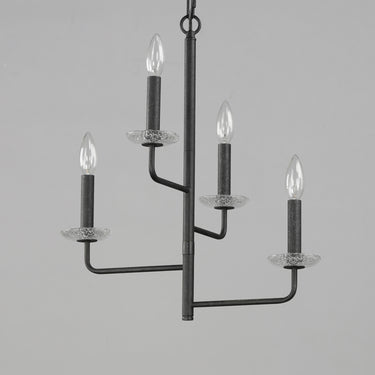 Maxim Lighting Madeira 4-Light Chandelier Anthracite