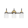 Maxim Lighting Milk 3-Light Bath Vanity Satin Brass
