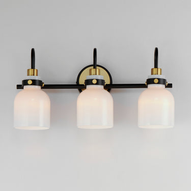 Maxim Lighting Milk 3-Light Bath Vanity Satin Brass