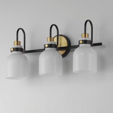 Maxim Lighting Milk 3-Light Bath Vanity Satin Brass
