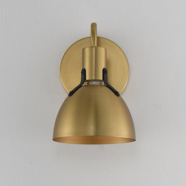 Maxim Lighting Dusk Wall Sconce Satin Brass