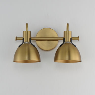 Maxim Lighting Dusk 2-Light Wall Sconce Satin Brass
