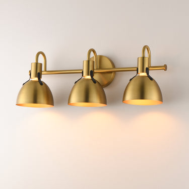 Maxim Lighting Dusk 3-Light Wall Sconce Satin Brass