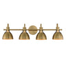 Maxim Lighting Dusk 4-Light Wall Sconce Satin Brass