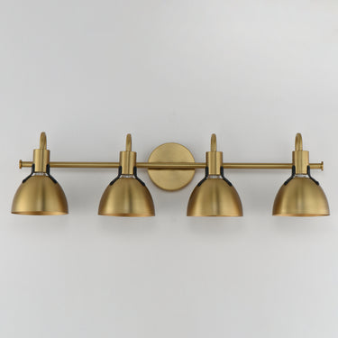 Maxim Lighting Dusk 4-Light Wall Sconce Satin Brass