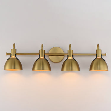 Maxim Lighting Dusk 4-Light Wall Sconce Satin Brass
