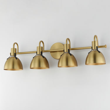 Maxim Lighting Dusk 4-Light Wall Sconce Satin Brass