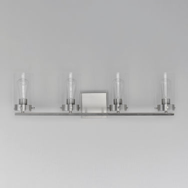 Maxim Lighting Pinn 4-Light Bath Vanity Satin Nickel