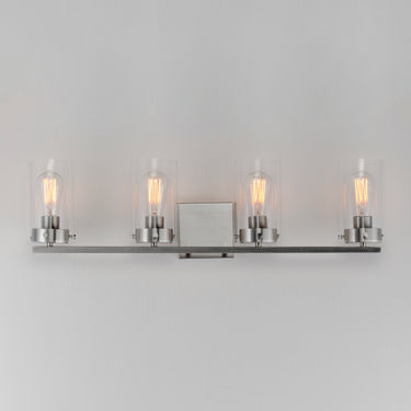 Maxim Lighting Pinn 4-Light Bath Vanity Satin Nickel