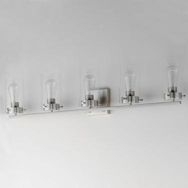 Maxim Lighting Pinn 5-Light Bath Vanity Satin Nickel