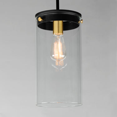 Maxim Lighting Pinn Large Pendant Black/Satin Brass