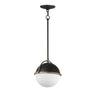 Maxim Lighting Duke 10" Pendant Black/Weathered Brass