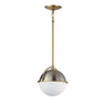Maxim Lighting Duke 10" Pendant Satin Nickel/Satin Brass
