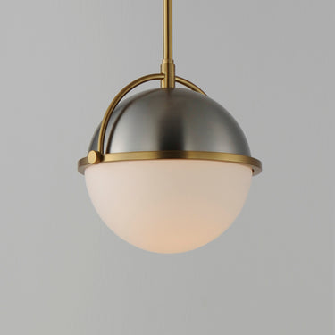 Maxim Lighting Duke 10" Pendant Satin Nickel/Satin Brass