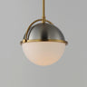 Maxim Lighting Duke 10" Pendant Satin Nickel/Satin Brass