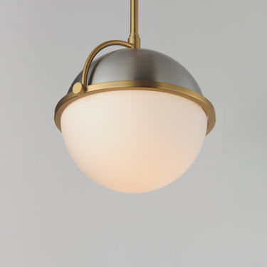 Maxim Lighting Duke 10" Pendant Satin Nickel/Satin Brass