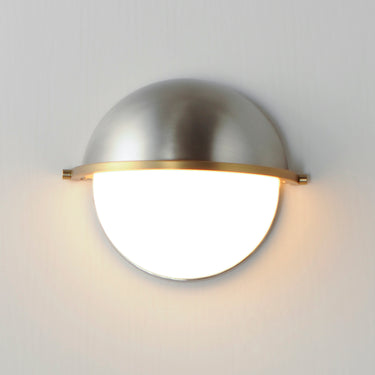 Maxim Lighting Duke Half Sconce Satin Nickel/Satin Brass