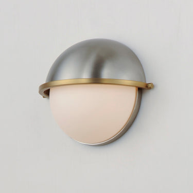 Maxim Lighting Duke Half Sconce Satin Nickel/Satin Brass