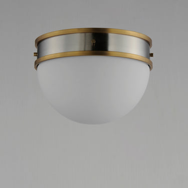 Maxim Lighting Duke Flush Mount Satin Nickel/Satin Brass