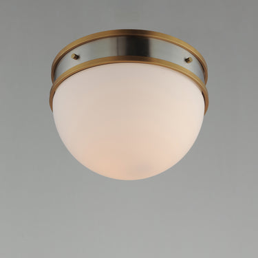 Maxim Lighting Duke Flush Mount Satin Nickel/Satin Brass
