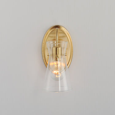 Maxim Lighting Ava Wall Sconce Natural Aged Brass