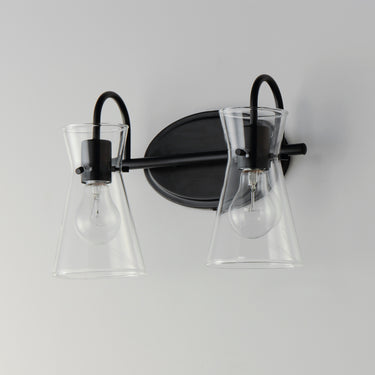 Maxim Lighting Ava 2-Light Bath Vanity Black