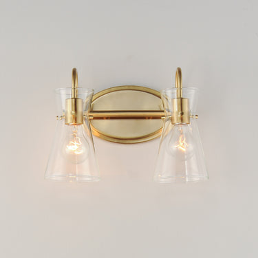 Maxim Lighting Ava 2-Light Bath Vanity Natural Aged Brass