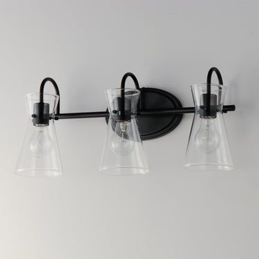 Maxim Lighting Ava 3-Light Bath Vanity Black