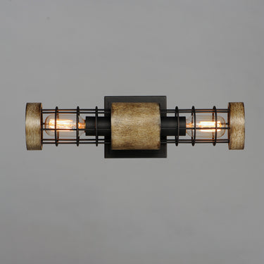 Maxim Lighting Homestead 18" 2-Light Wall Sconce Driftwood/Black