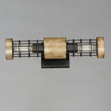 Maxim Lighting Homestead 18" 2-Light Wall Sconce Driftwood/Black