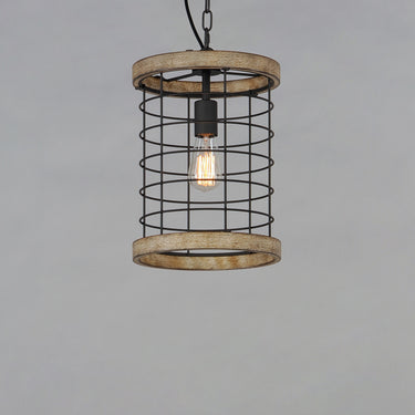 Maxim Lighting Homestead 10" Pendant Driftwood/Black