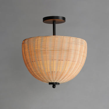 Maxim Lighting Maldives 2-Light Semi Flush/Pendant Black