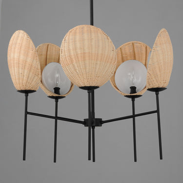 Maxim Lighting Maldives 5-Light Chandelier Black