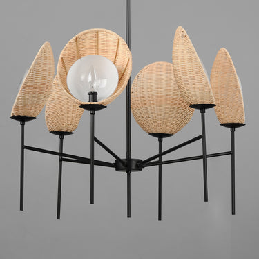 Maxim Lighting Maldives 6-Light Chandelier Black