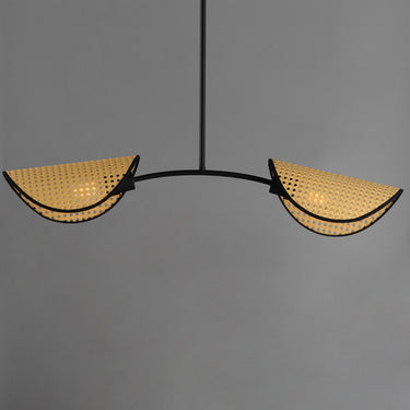 Maxim Lighting Bonnet 2-Light Chandelier Black