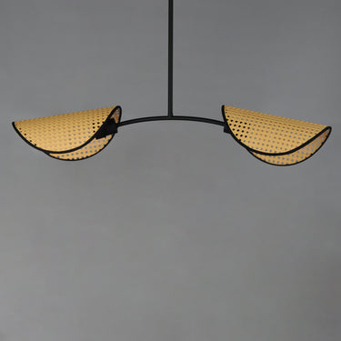 Maxim Lighting Bonnet 2-Light Chandelier Black