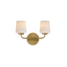Maxim Lighting Durham 2-Light Sconce Natural Aged Brass