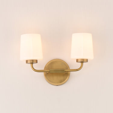 Maxim Lighting Durham 2-Light Sconce Natural Aged Brass