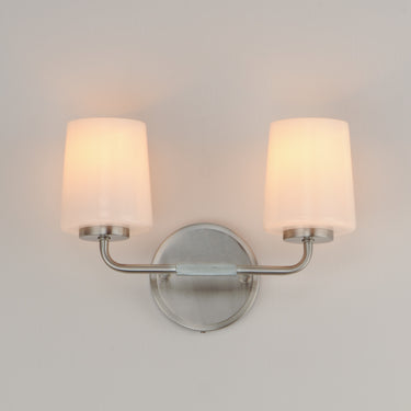 Maxim Lighting Durham 2-Light Bath Vanity Satin Nickel