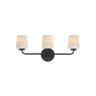 Maxim Lighting Durham 3-Light Bath Vanity Black