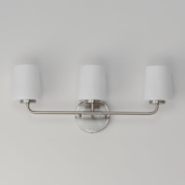 Maxim Lighting Durham 3-Light Bath Vanity Satin Nickel