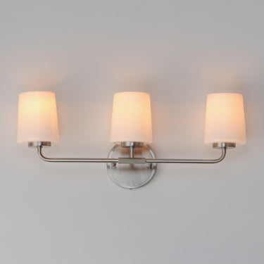 Maxim Lighting Durham 3-Light Bath Vanity Satin Nickel