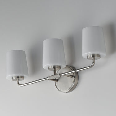 Maxim Lighting Durham 3-Light Bath Vanity Satin Nickel