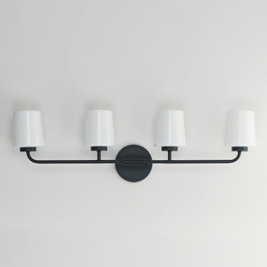 Maxim Lighting Durham 4-Light Bath Vanity Black