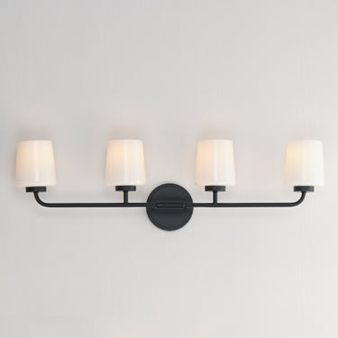 Maxim Lighting Durham 4-Light Bath Vanity Black