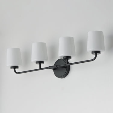 Maxim Lighting Durham 4-Light Bath Vanity Black